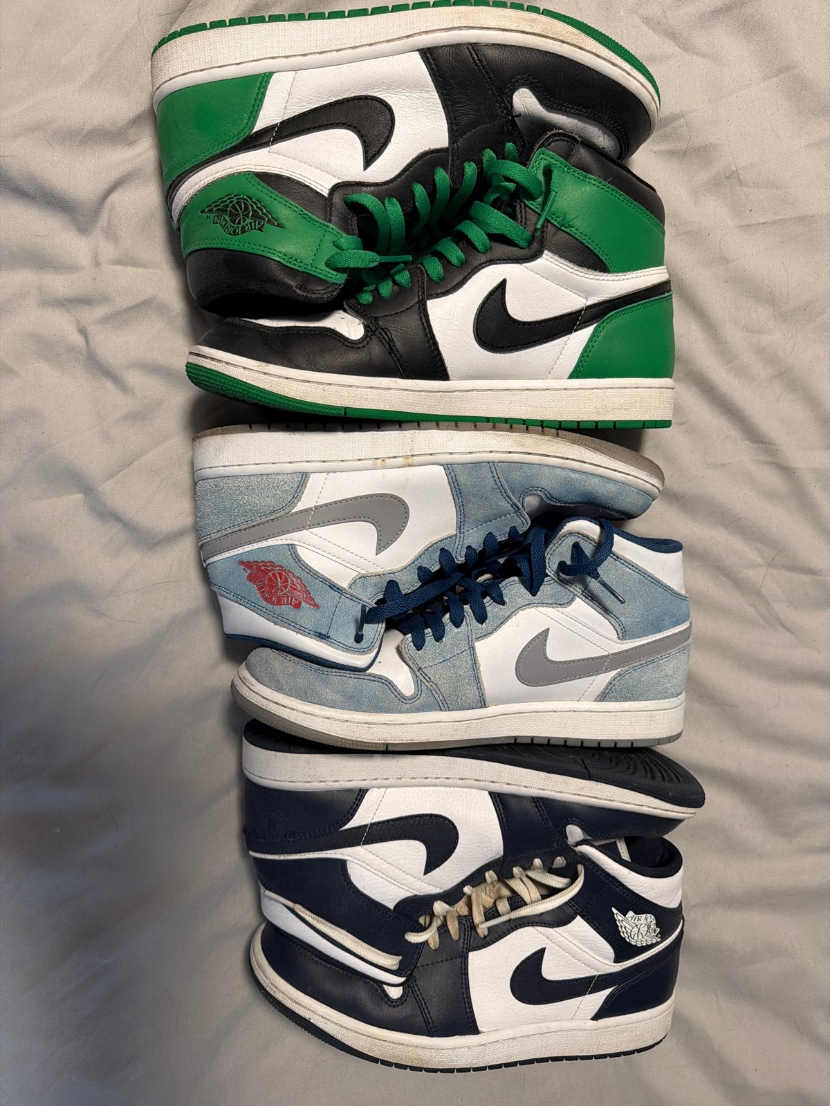 Jordan 1 Mid Sneakers - Diverse Kleuren, Ophalen of Verzenden, Gedragen, Overige kleuren, Sneakers of Gympen