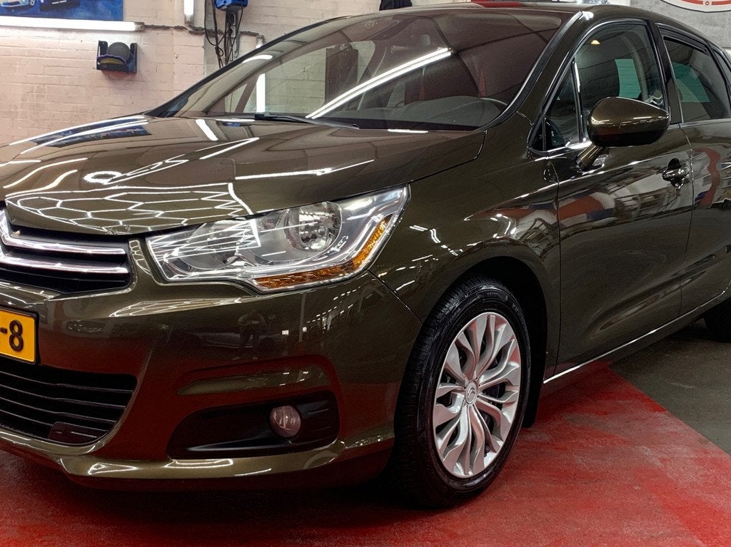 Citroen C4 1.6 VTi Tendance|121000KM|Opendak|Carplay|, Voorwielaandrijving, Euro 5, Stof, Zwart