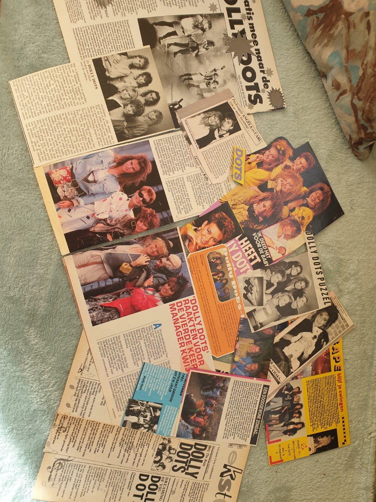 interviews en knipsels Dolly Dots 1980, Ophalen of Verzenden