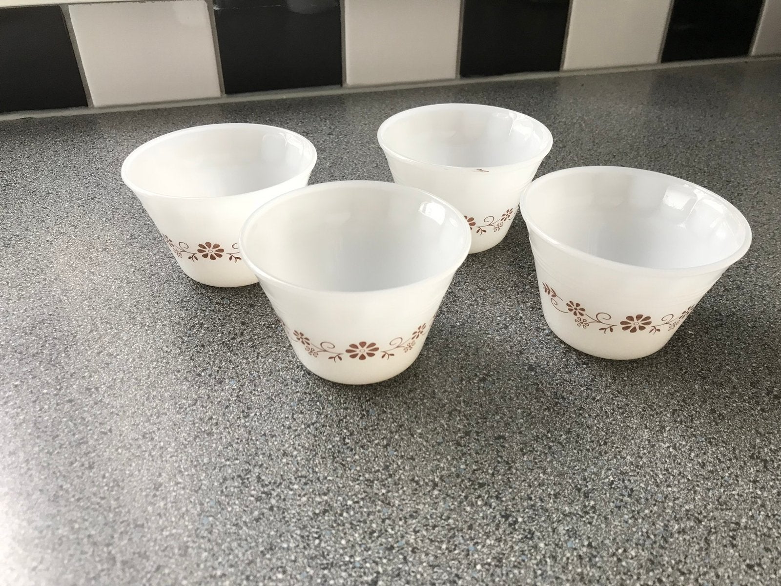 4 Dynaware Pyr-o-rey bakjes kommetjes schaatjes, Ophalen of Verzenden