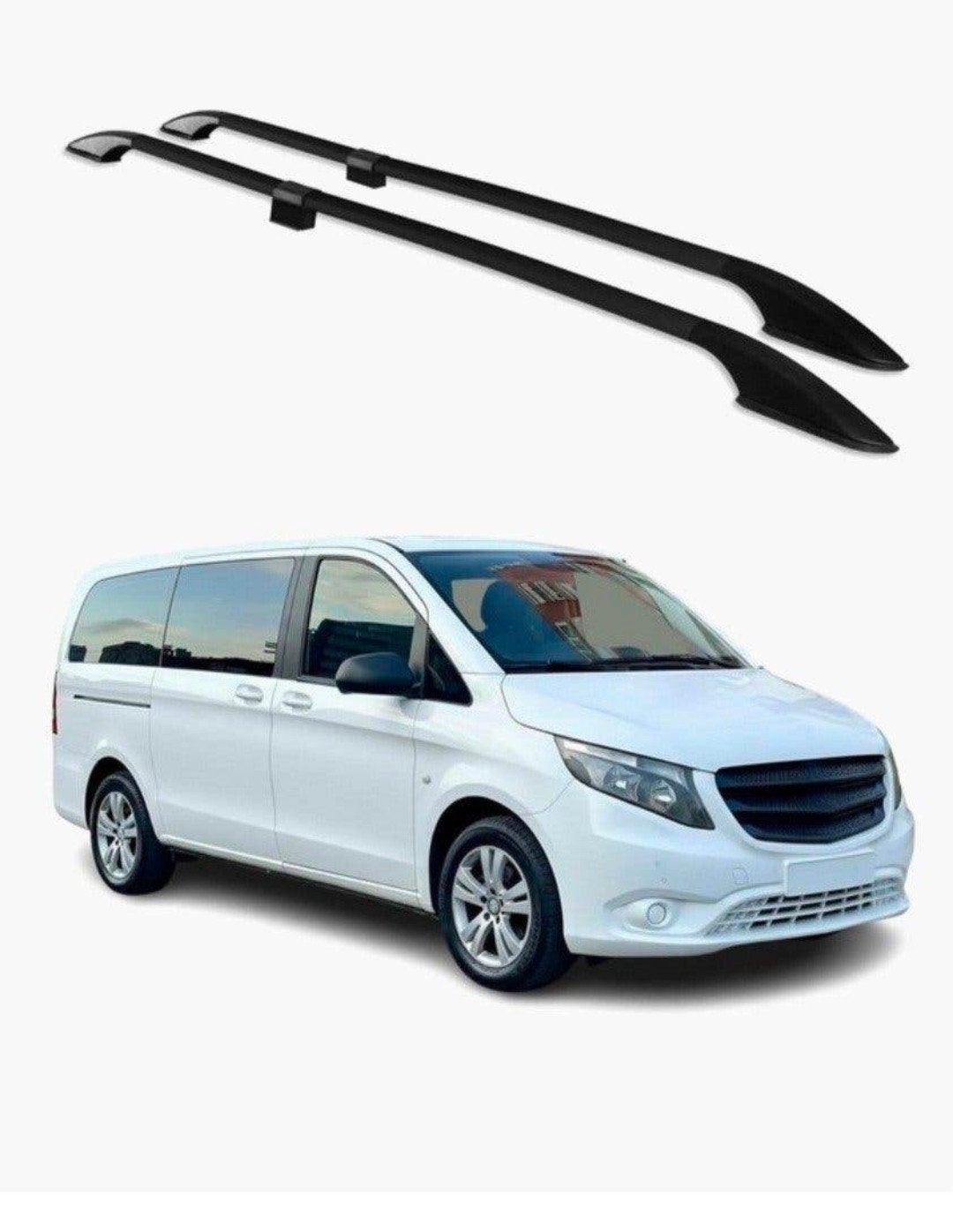 Dakrails Mercedes Vito W639/W447 (2003-2023) L2 Zwart, Auto diversen, Dakdragers, Ophalen, Nieuw