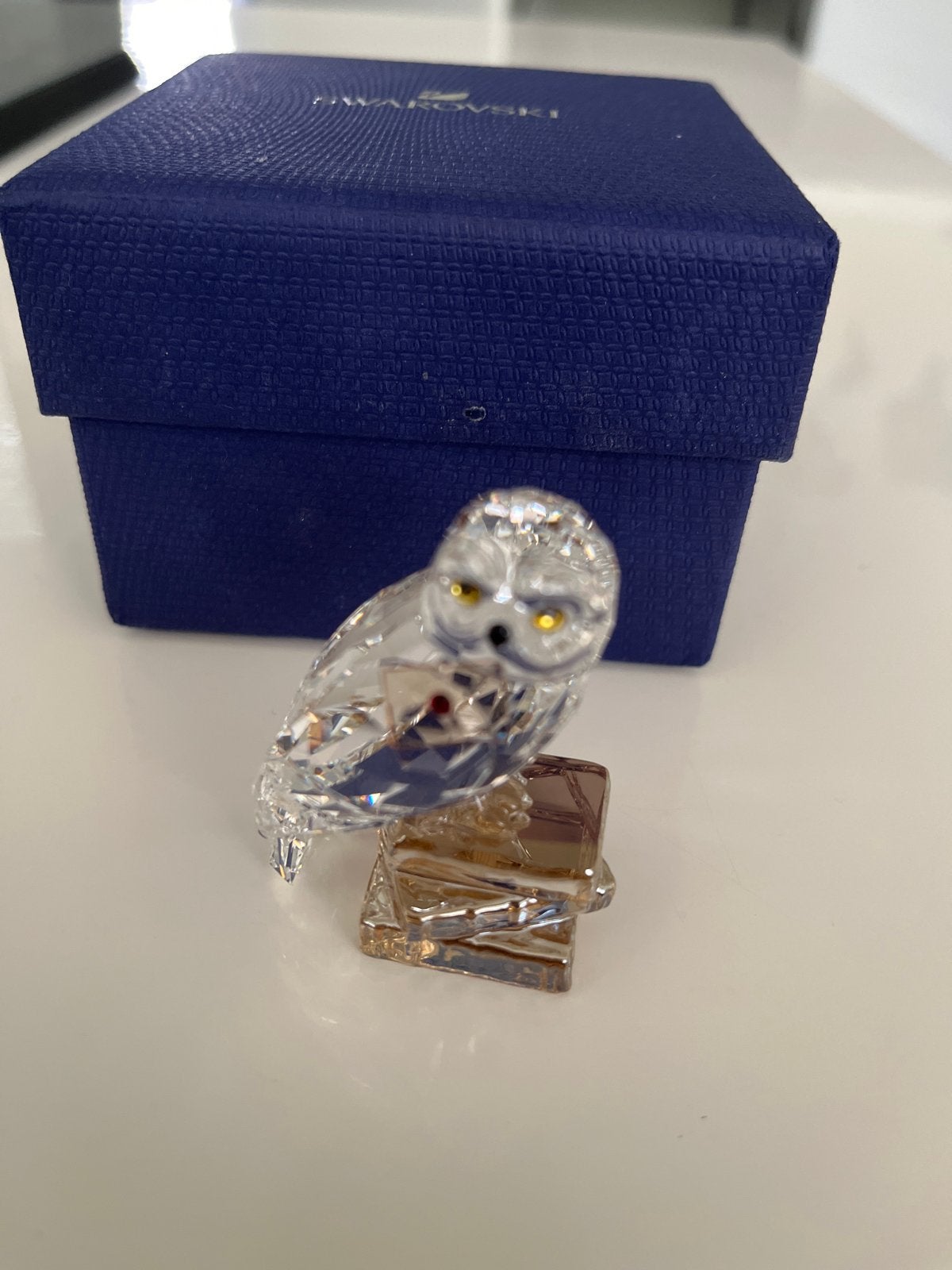 Swarovski Kristallen Uil hedwig  harry potter, Ophalen of Verzenden, Zo goed als nieuw, Figuurtje
