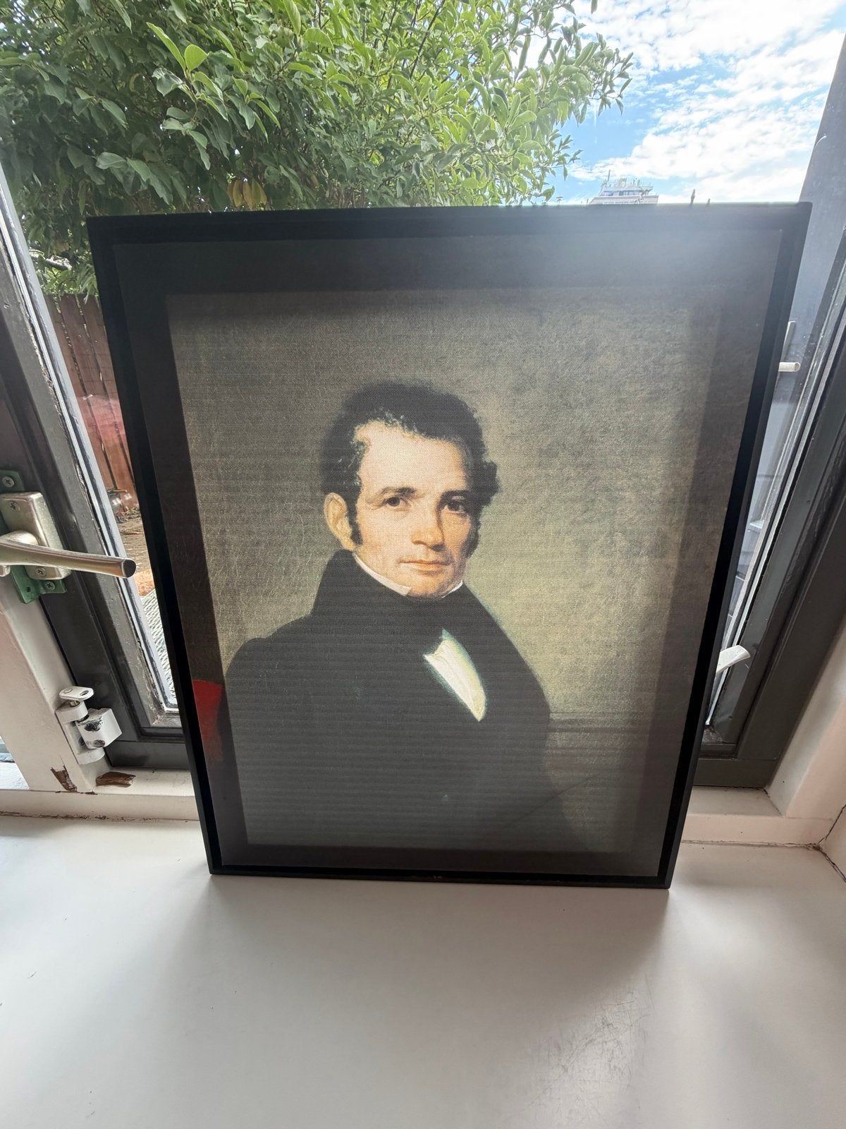 Reproductie Portret Luman Reed - Asher Brown Durand, Antiek en Kunst, Ophalen, Portret of Personen, Klassiek, Print