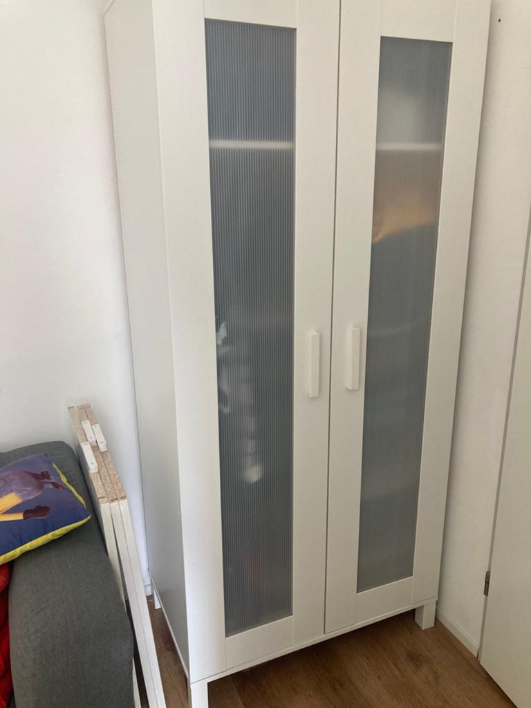 Kledingkast Brimnes Ikea, Huis en Inrichting, Kasten | Kledingkasten, Ophalen, 50 tot 100 cm, Zo goed als nieuw, 150 tot 200 cm