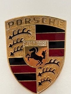 porsche emblemen, Ophalen of Verzenden, Gebruikt, Porsche