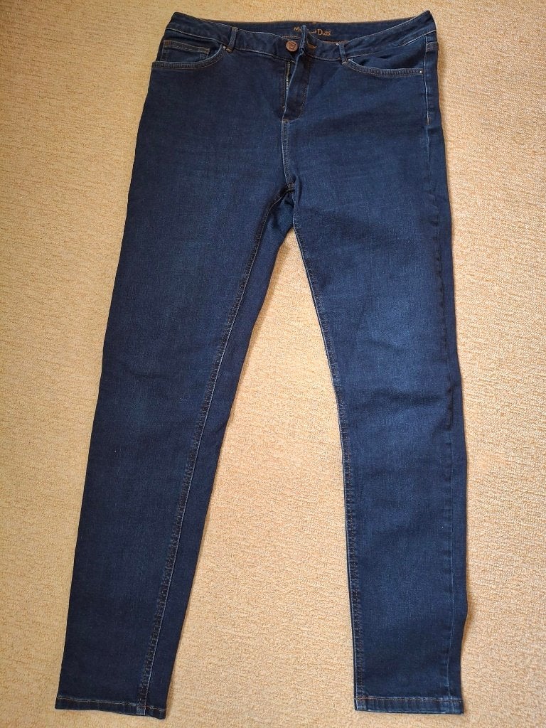Nieuwe dames spijkerbroek Massimo Dutti Skinny Fit, Blauw, Maat 42/44 (L), Nieuw, Ophalen of Verzenden