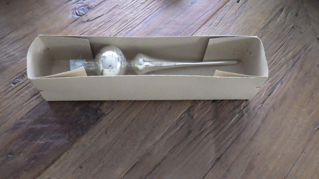 oude piek: zilver/wit, Diversen, Kerst, Ophalen of Verzenden, Gebruikt