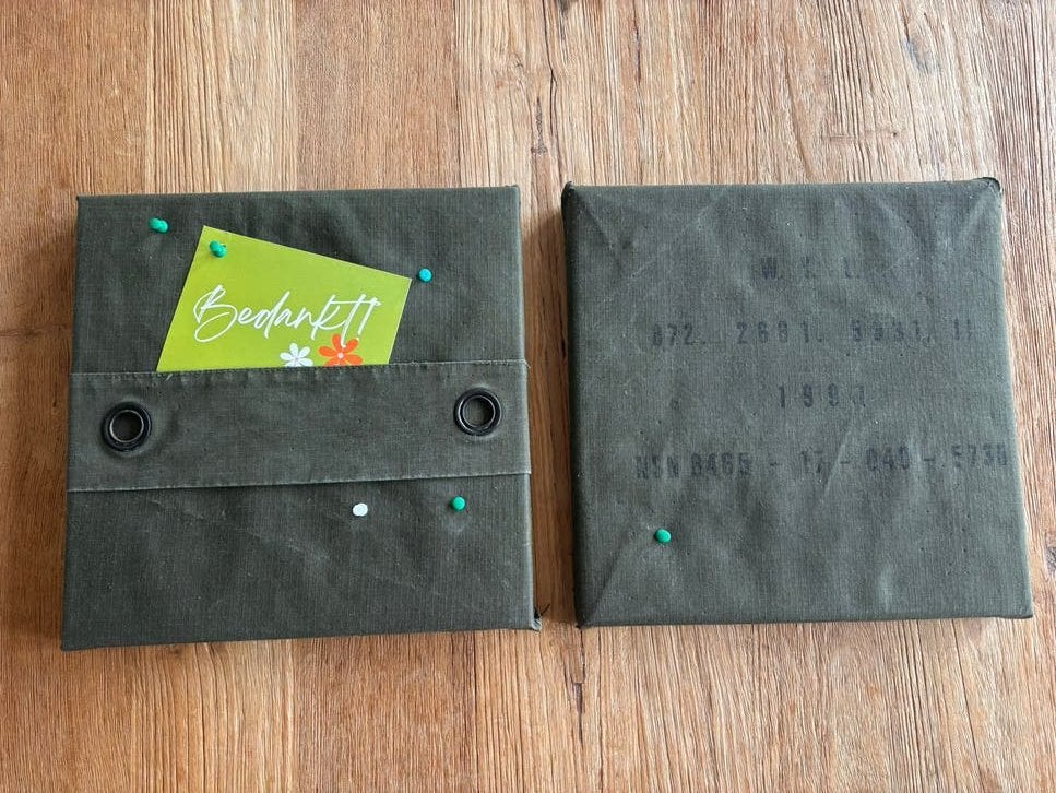 Legergroene Prikborden: leuk voor (kinder)kamer, Huis en Inrichting, Woonaccessoires | Overige, Groen, Gebruikt, Overige stijlen