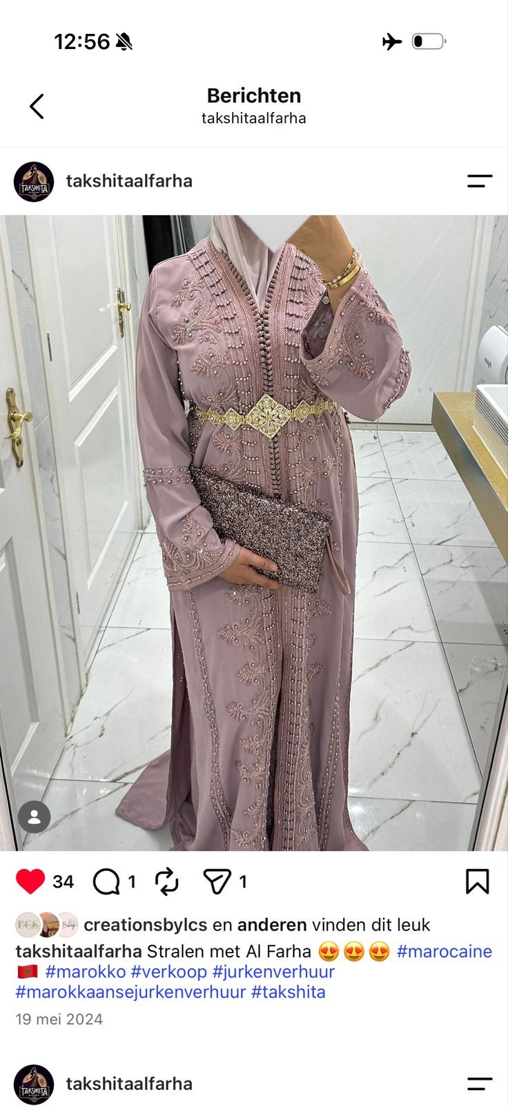 Marokkaanse Takshita/Kaftan - partij te koop of los, Kleding | Dames, Jurken, Meerkleurig, Zo goed als nieuw, Onder de knie, Ophalen