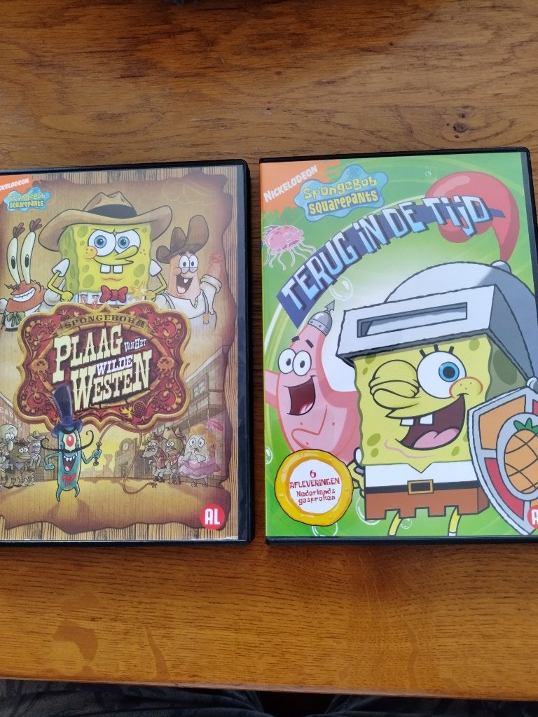 Spongebob (2 dvd's), Ophalen, Gebruikt, Animatie, Alle leeftijden