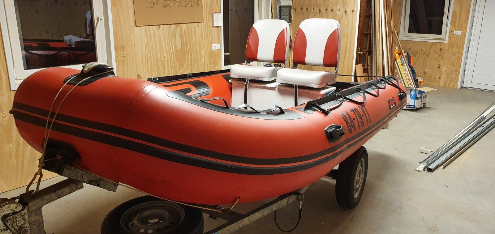 Nimarine rubberboot inclusief Pega trailer en motor, Ophalen