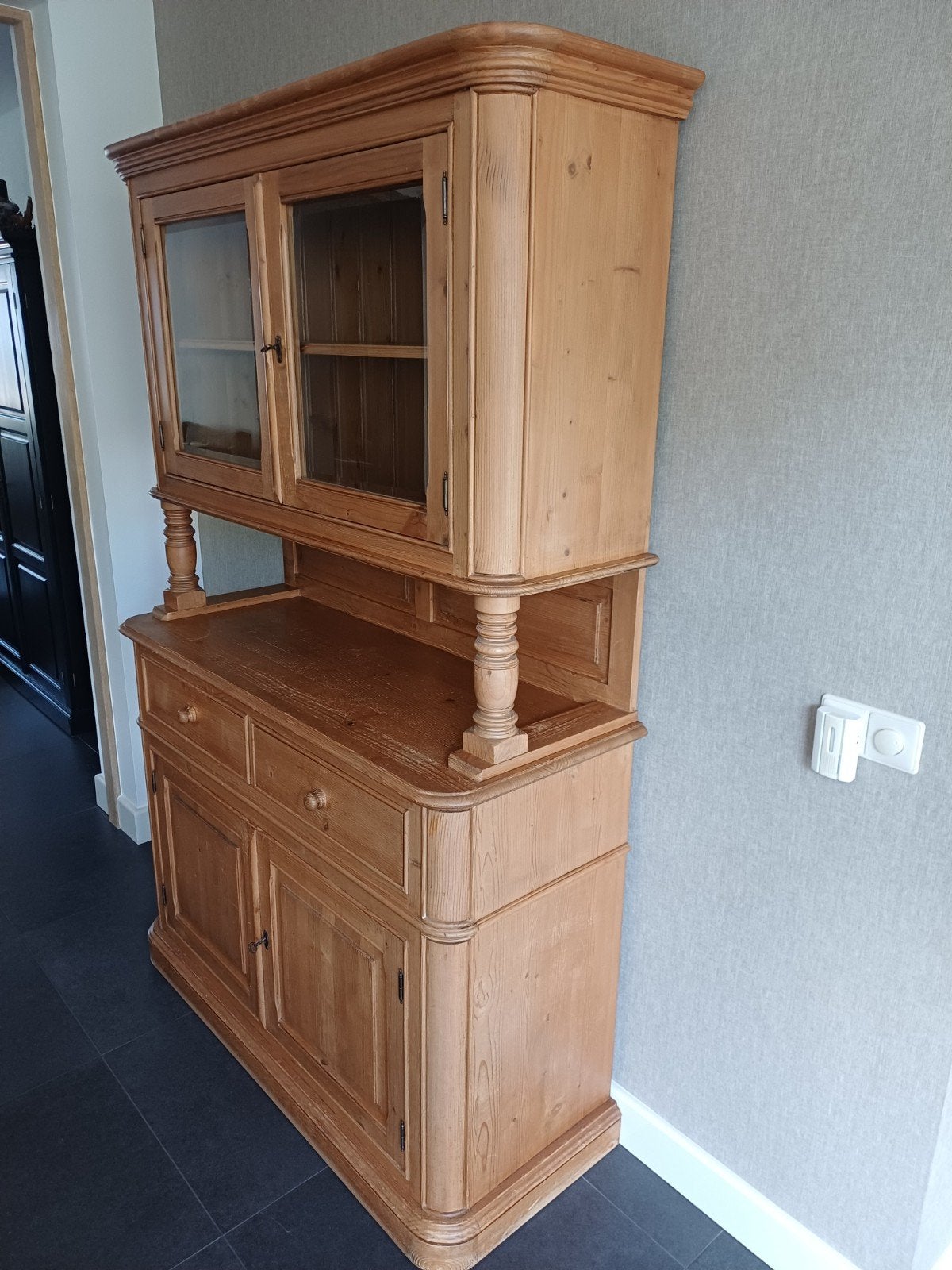 grenen houten buffet kast, Ophalen, Gebruikt, 100 tot 150 cm, 150 tot 200 cm