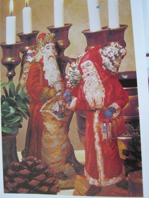 Borduurpatroon  Nostalgische Kerstmannen  nr 6622 do, Verzenden, Nieuw, Handborduren, Patroon