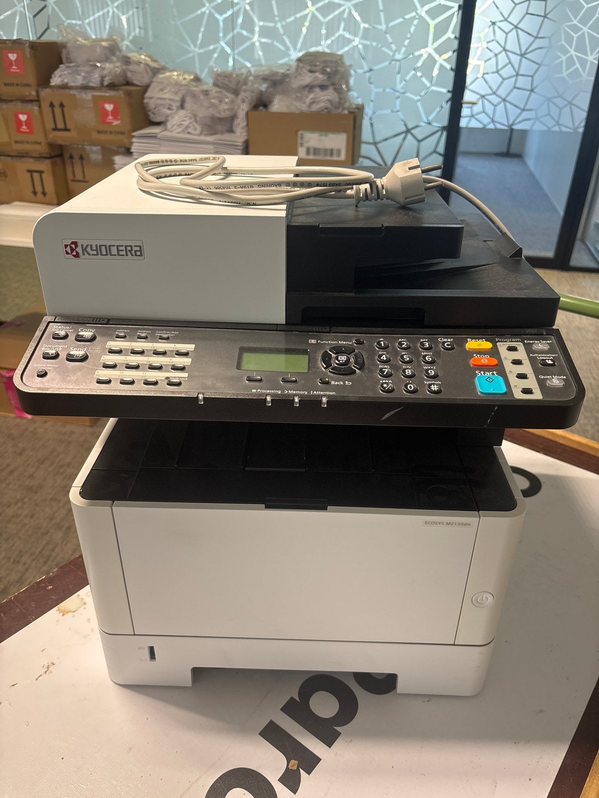 Kyocera ECOSYS M2135dn All-in-one Laserprinter, Computers en Software, Printers, Gebruikt, Kopieren, All-in-one, Ophalen of Verzenden