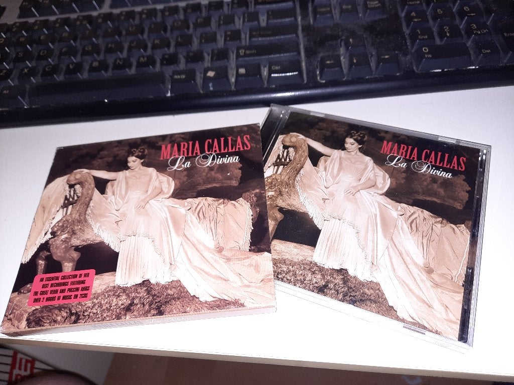 2 CD Maria Callas – La Divina, Cd's en Dvd's, Cd's | Klassiek, Ophalen, Barok, Zo goed als nieuw, Opera of Operette