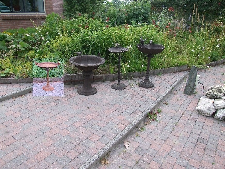 Vogelbad Vogelbaden Voederbak, Ophalen, Nieuw