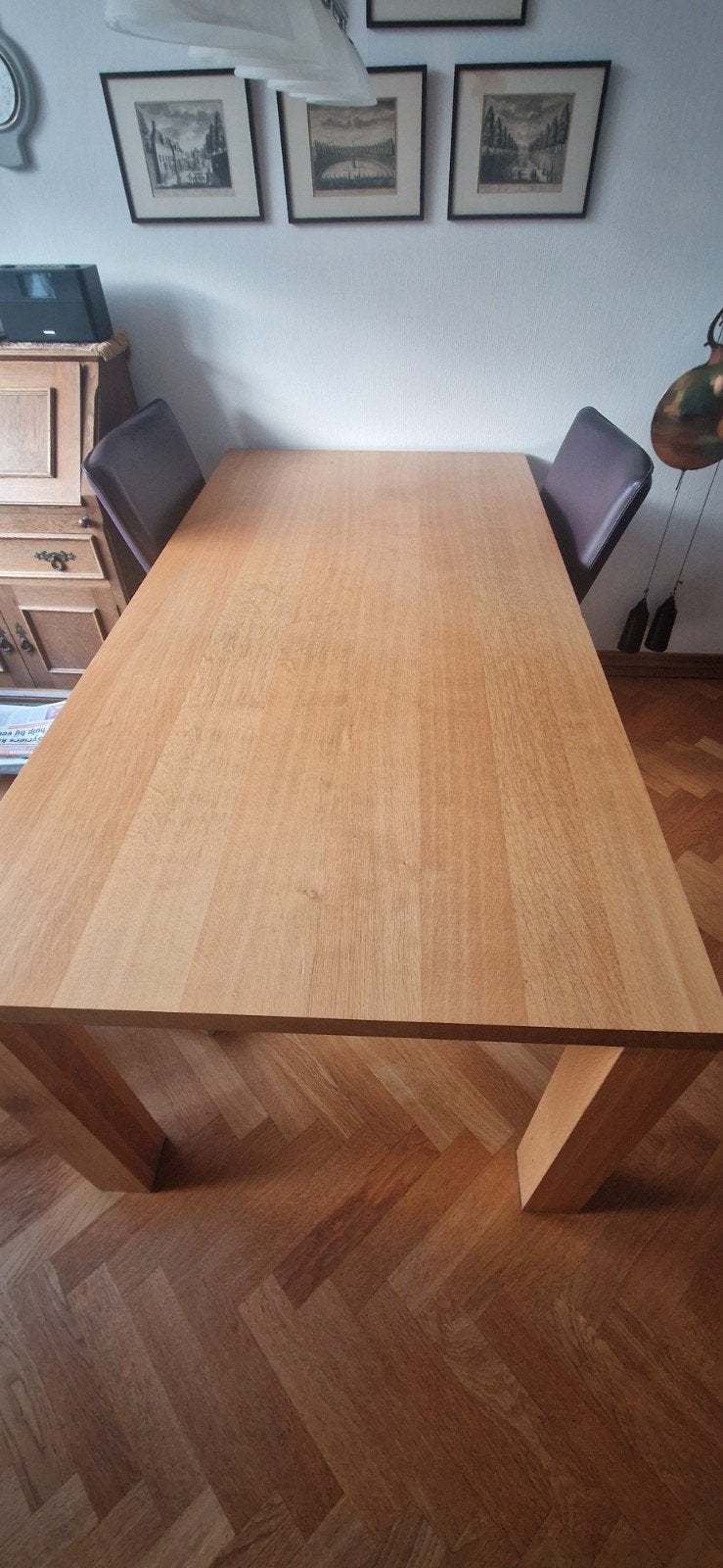 Eettafel 180x90 cm, Huis en Inrichting, Tafels | Eettafels, Ophalen, Gebruikt, 50 tot 100 cm, 150 tot 200 cm