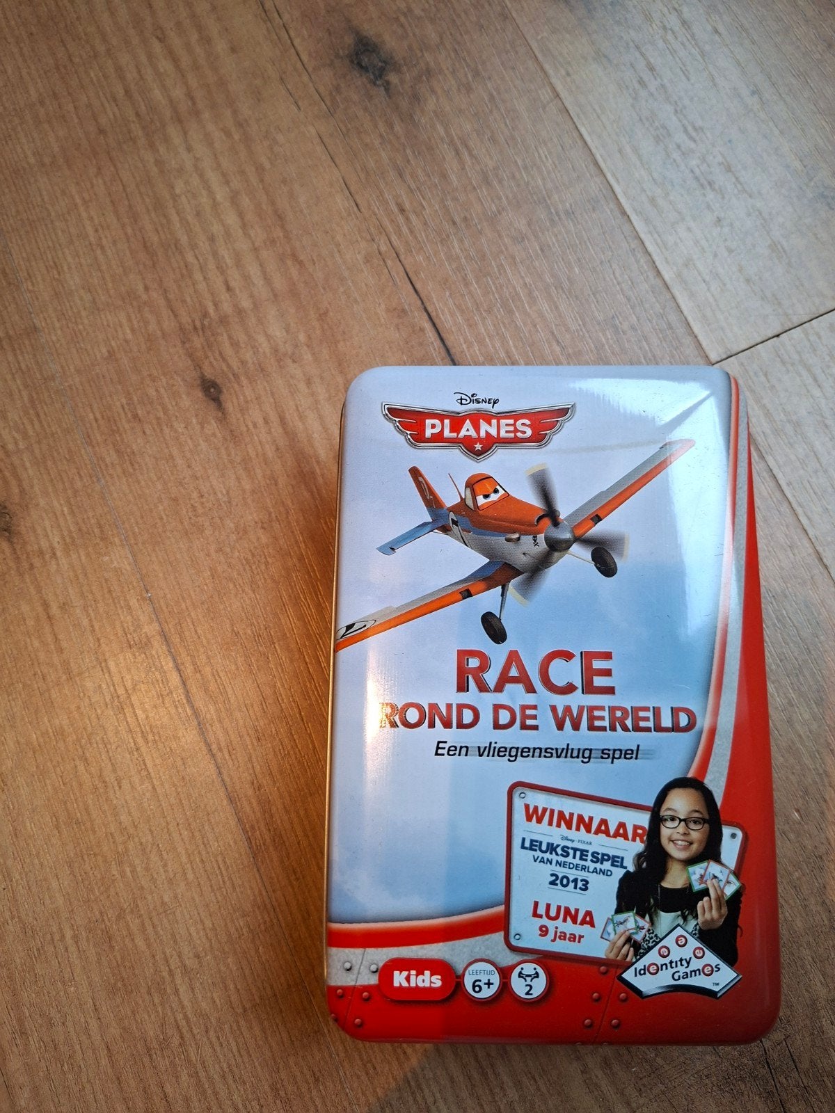 Disney Planes Race Rond de Wereld Kaartspel, Een of twee spelers, Ophalen of Verzenden, Gebruikt, Identity Games