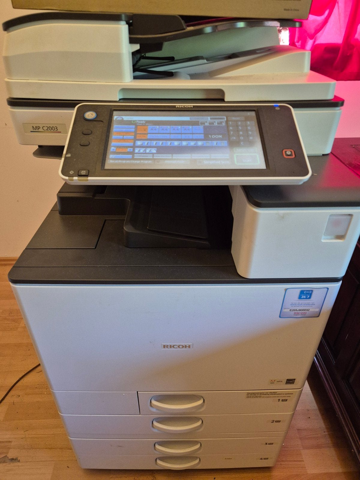 Ricoh MP C2003 All-in-one Laserprinter met Kleur en Scan, Computers en Software, Printers, Ophalen