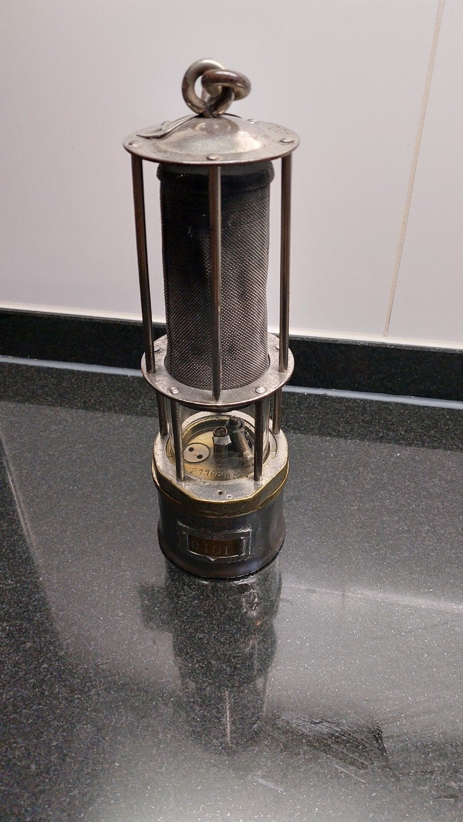 Antieke mijnlamp - Decoratieve verzamelobject, Ophalen of Verzenden