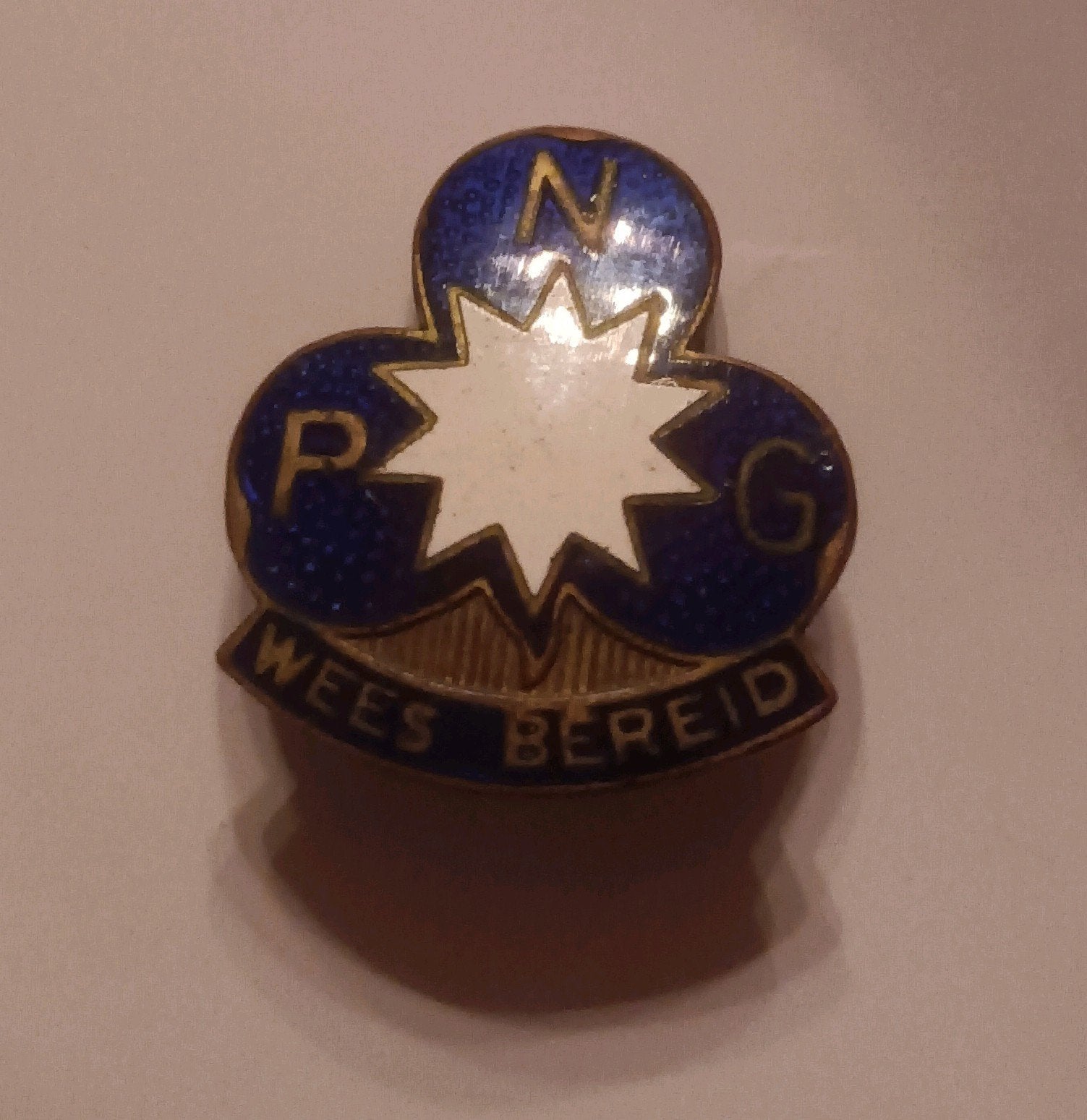 scouting speldje wees bereid, Ophalen of Verzenden, Gebruikt, Embleem, Speld of Insigne