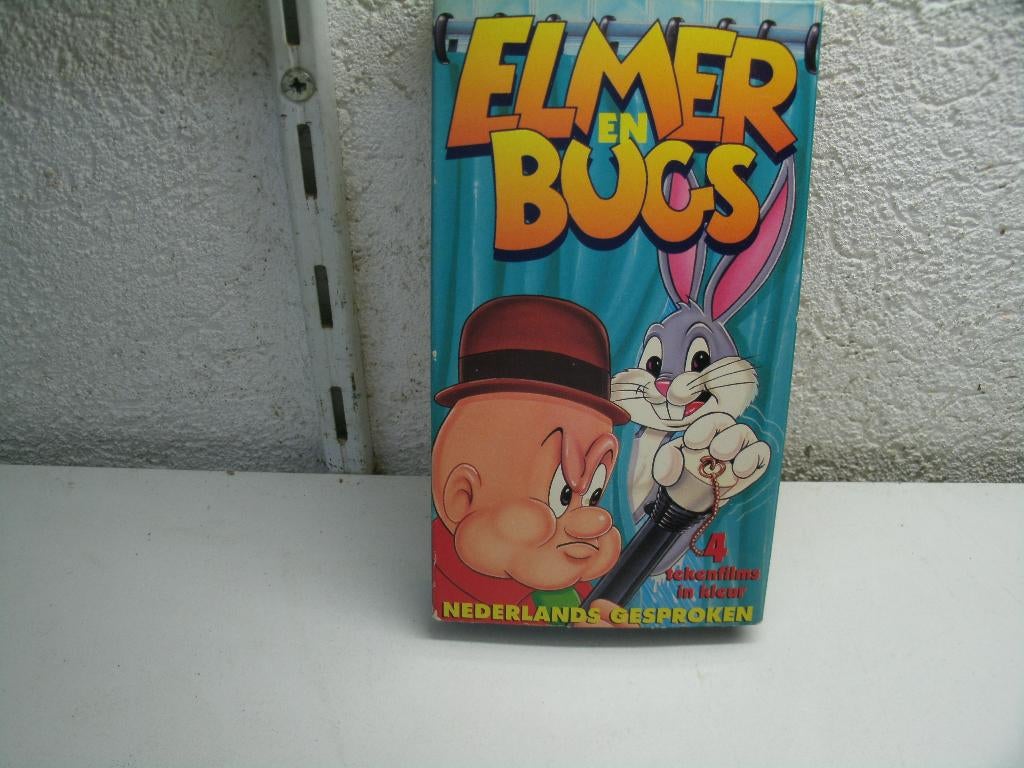 vhs 89a elmer en bugs ned gespr, Alle leeftijden, Ophalen of Verzenden, Gebruikt