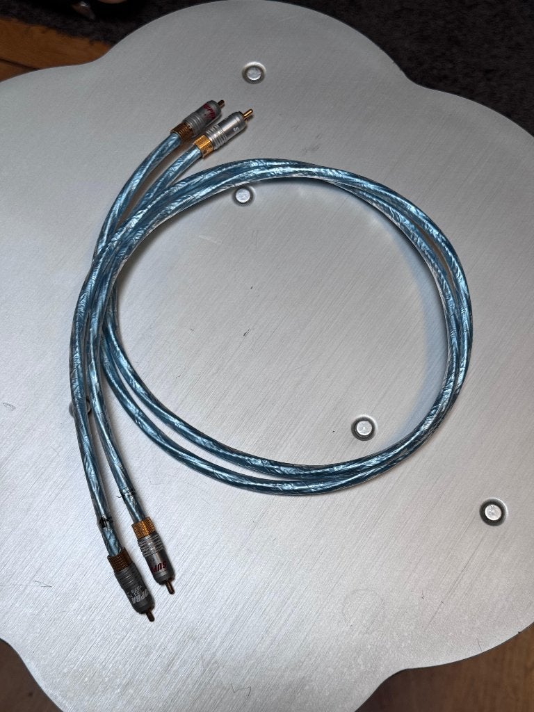 Supra Sword Interlink RCA 0,8 m / Occasion kabel, Ophalen of Verzenden, Gebruikt, Minder dan 2 meter, Interlink-kabel