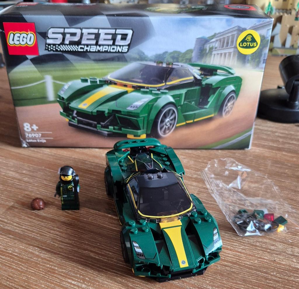 Lego Speedchampions 76907 Lotus Evija., Lego, Zo goed als nieuw, Compleet, Complete set