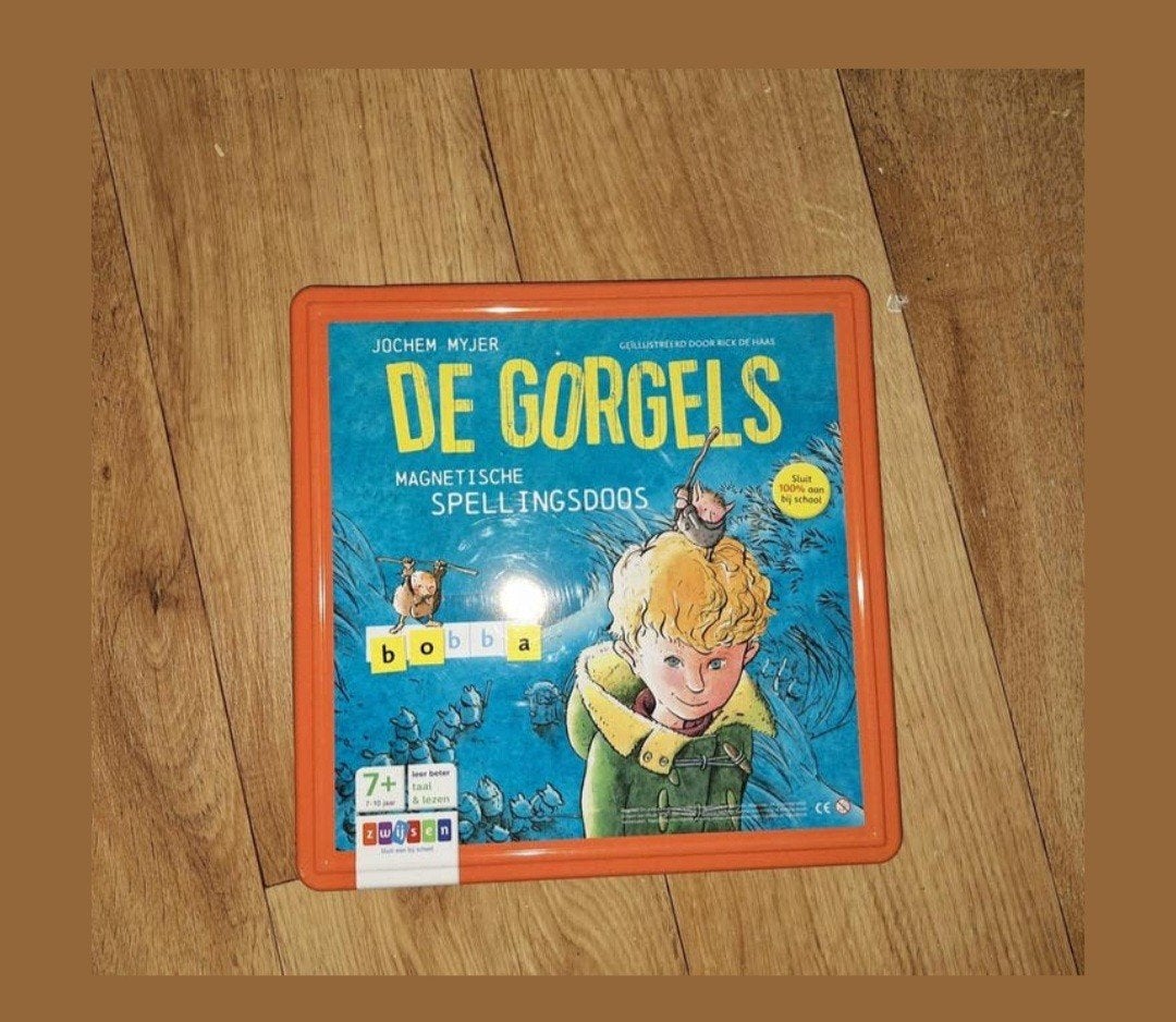 De Gorgels Magnetische Spellingsdoos - Leerzaam Spel, Kinderen en Baby's, Ophalen of Verzenden, Zo goed als nieuw, Taal en Lezen