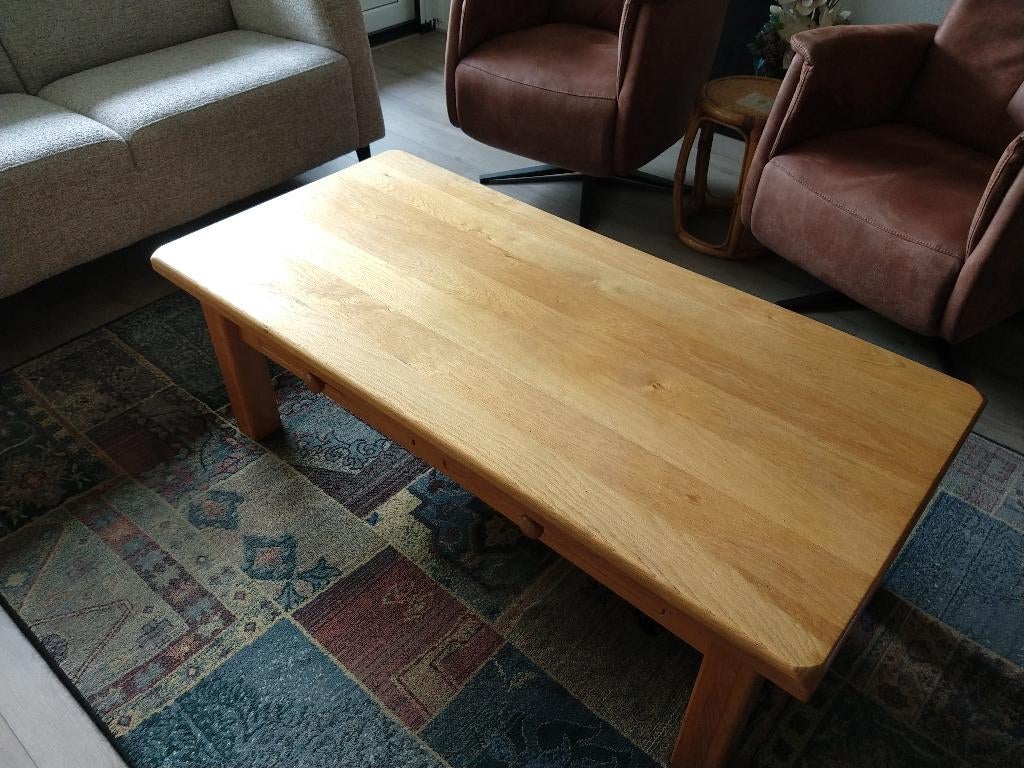 blank eiken salontafel, Ophalen