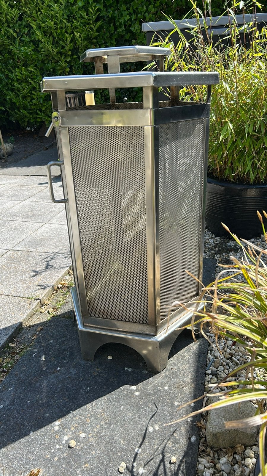 Exclusieve RVS buitenkachel - Sieraad voor uw tuin, Tuin en Terras, Ophalen, Zo goed als nieuw