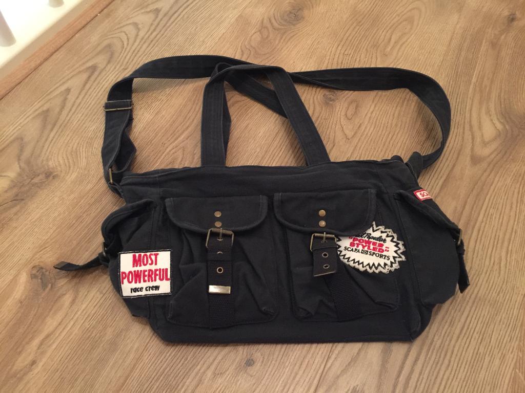 Tas Scapa Sports donker blauw, Ophalen, Zo goed als nieuw, Blauw, Handtas