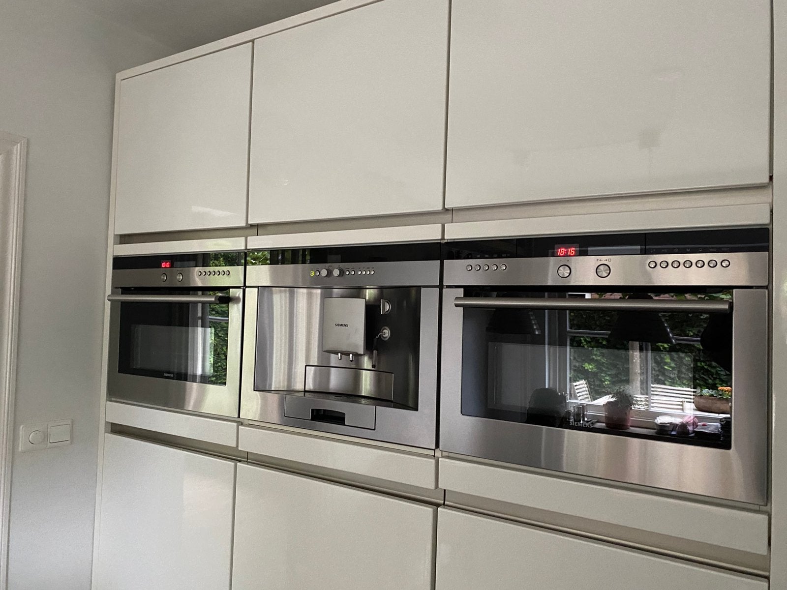 Siemens luxe rvs inbouwapparatuur, Ophalen of Verzenden, Gebruikt