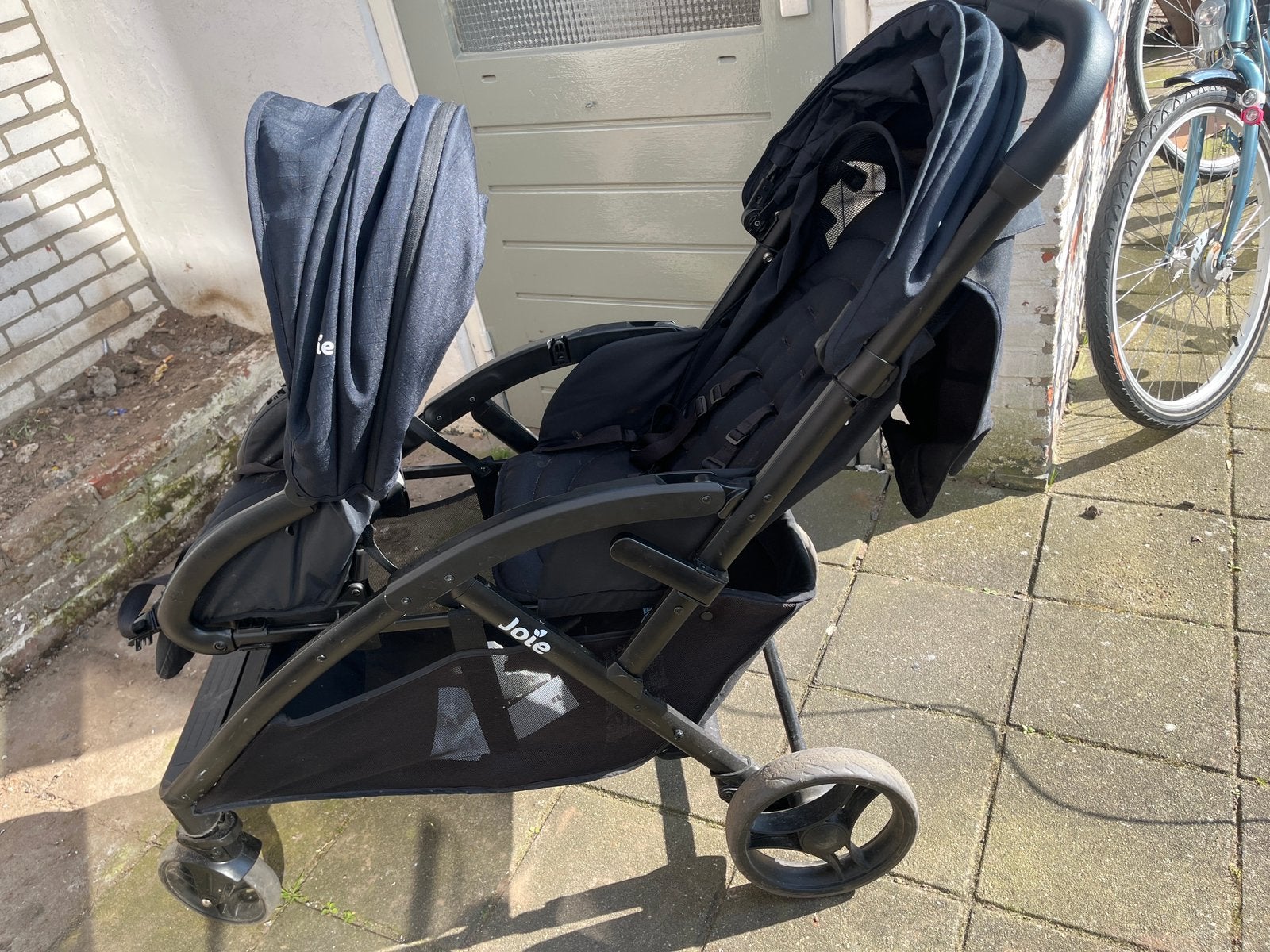Jole Dubbele kinderwagen, Kinderen en Baby's, Kinderwagens en Combinaties, Gebruikt, Duowagen, Combiwagen, Ophalen