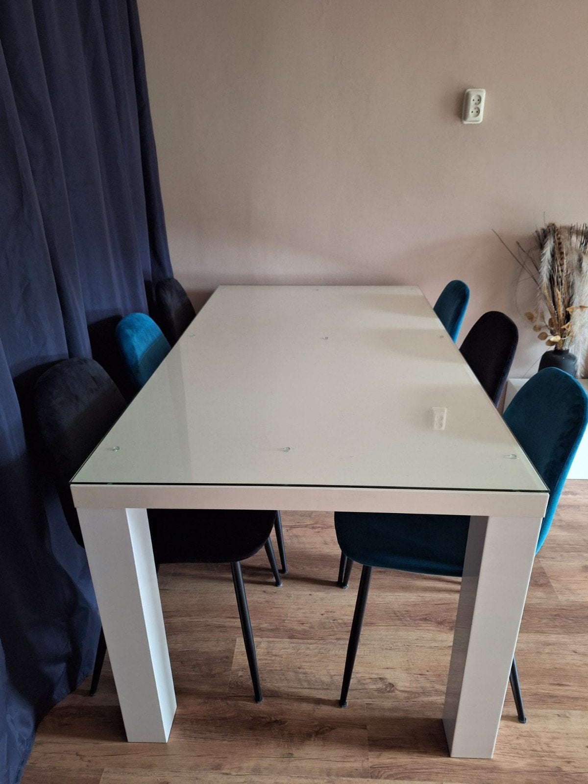 eettafel, Gebruikt, 150 tot 200 cm, Rechthoekig, 50 tot 100 cm