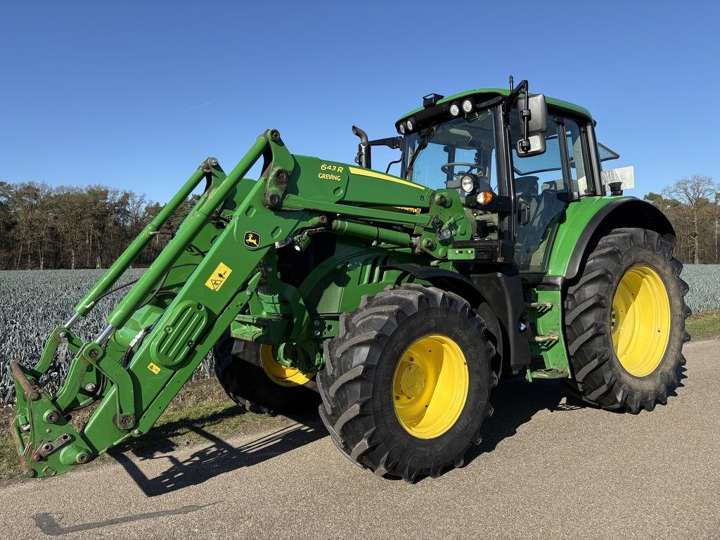 John Deere 6120M + Frontlader, Zakelijke goederen, Agrarisch | Tractoren, 2500 tot 5000, John Deere, Gebruikt