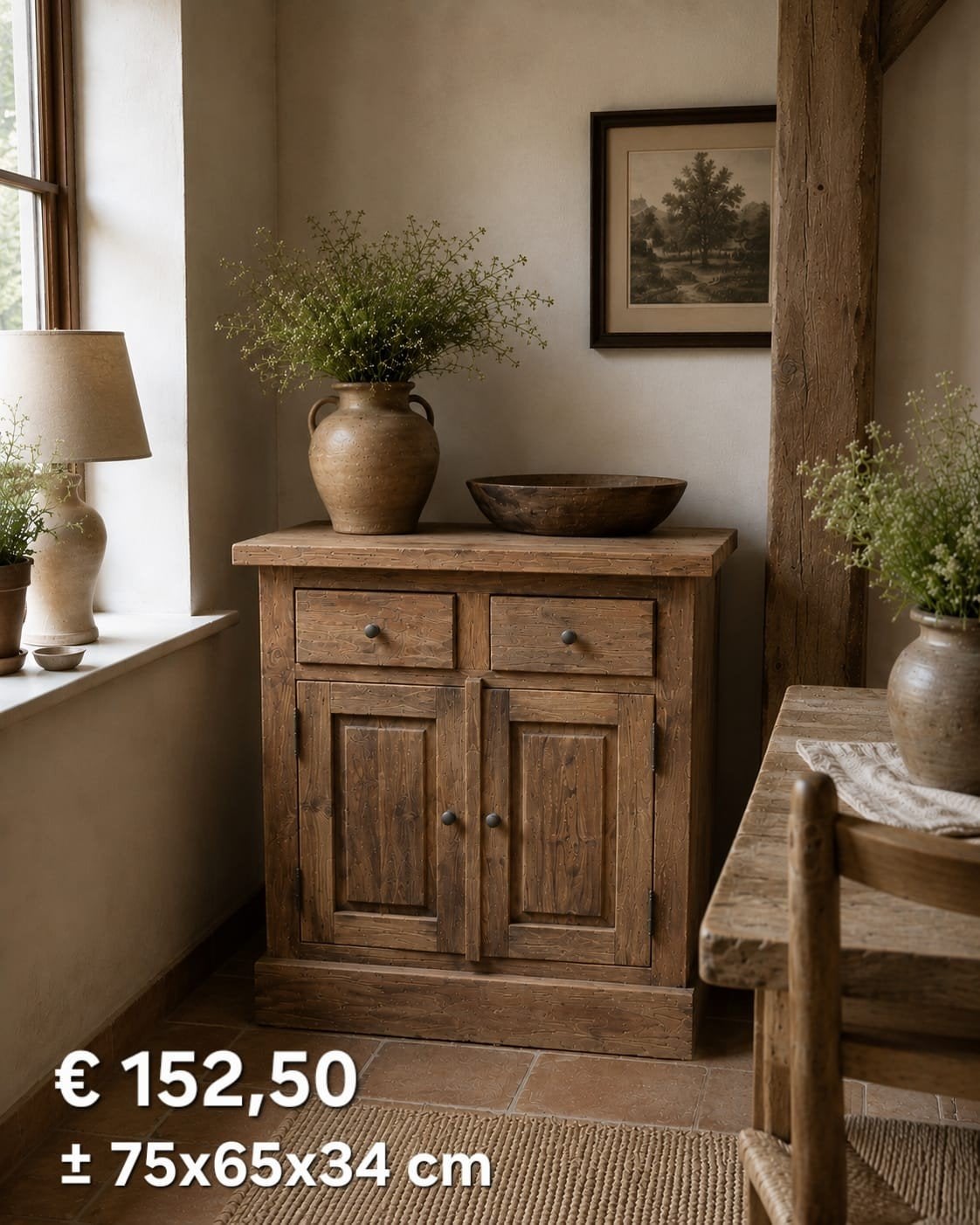 Teak houten kastje in meerdere soorten en maten, Ophalen, Nieuw, 25 tot 50 cm, 50 tot 100 cm