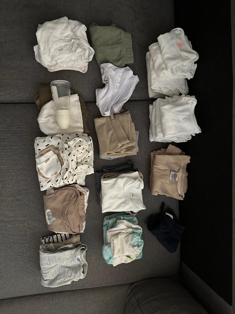 Baby kleding (jongens/ unisex) verschillende maten 50/74, Kinderen en Baby's, Babykleding | Baby-kledingpakketten, Ophalen, Gebruikt
