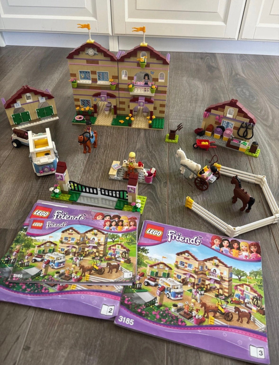 Lego Friends gigantische paardenset Nummer 3185, Gebruikt, Lego, Friends, Complete set