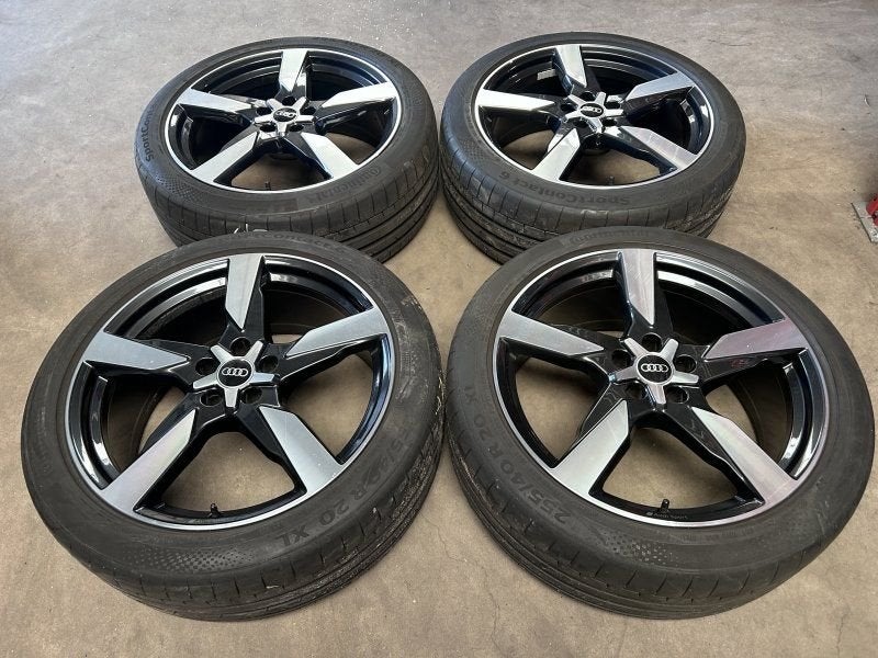 20 inch originele velgen + zomerbanden Audi A6 (4K C8) 4K060, Gebruikt, 255 mm, -, -