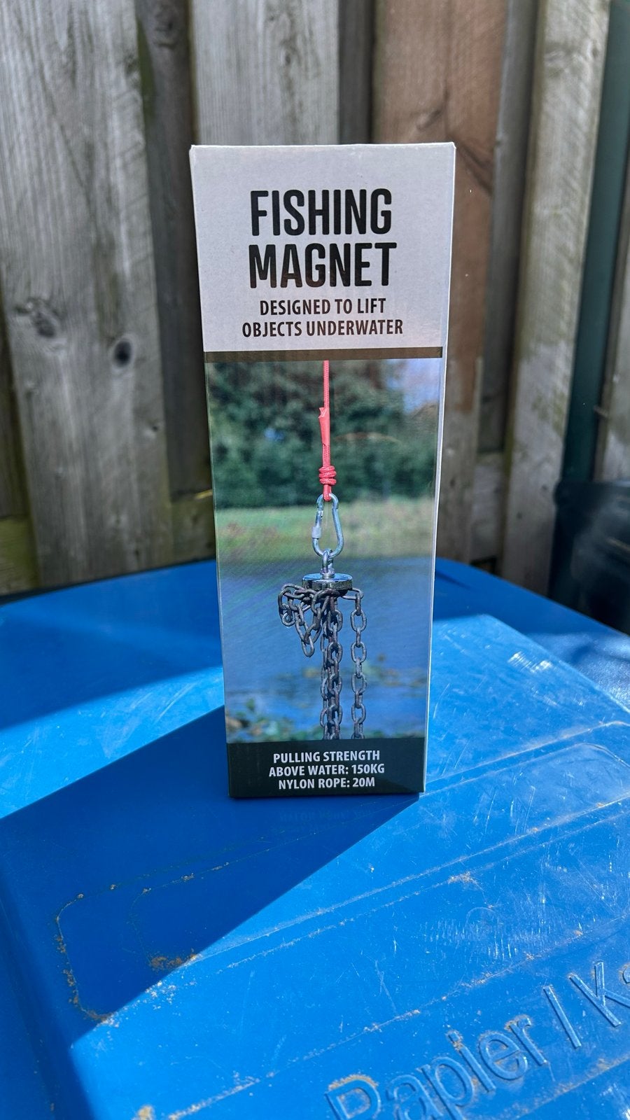 Vismagneet - 150KG trekkracht - 20M nylon touw, Watersport en Boten, Ophalen of Verzenden, Nieuw, Overige typen