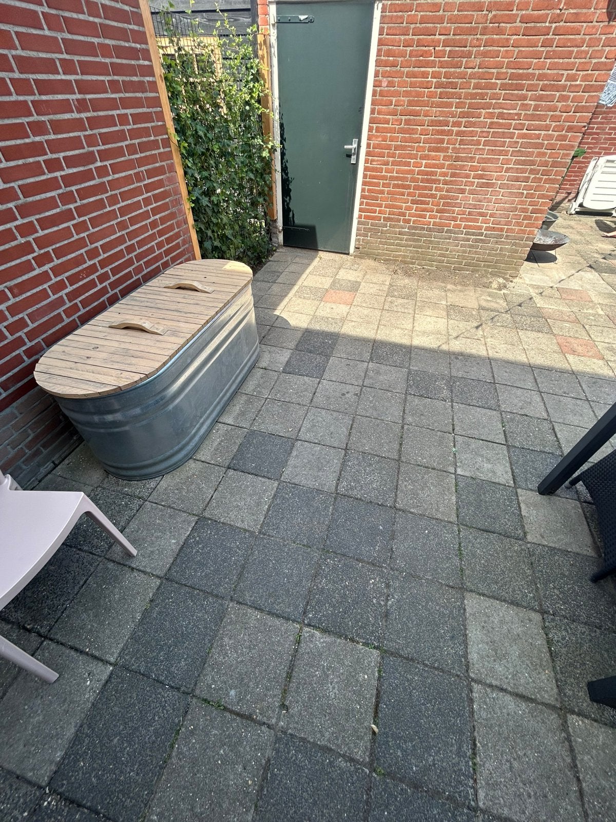 GRATIS!, Tuin en Terras, Tegels en Klinkers, Ophalen, Zo goed als nieuw, Beton, Terrastegels