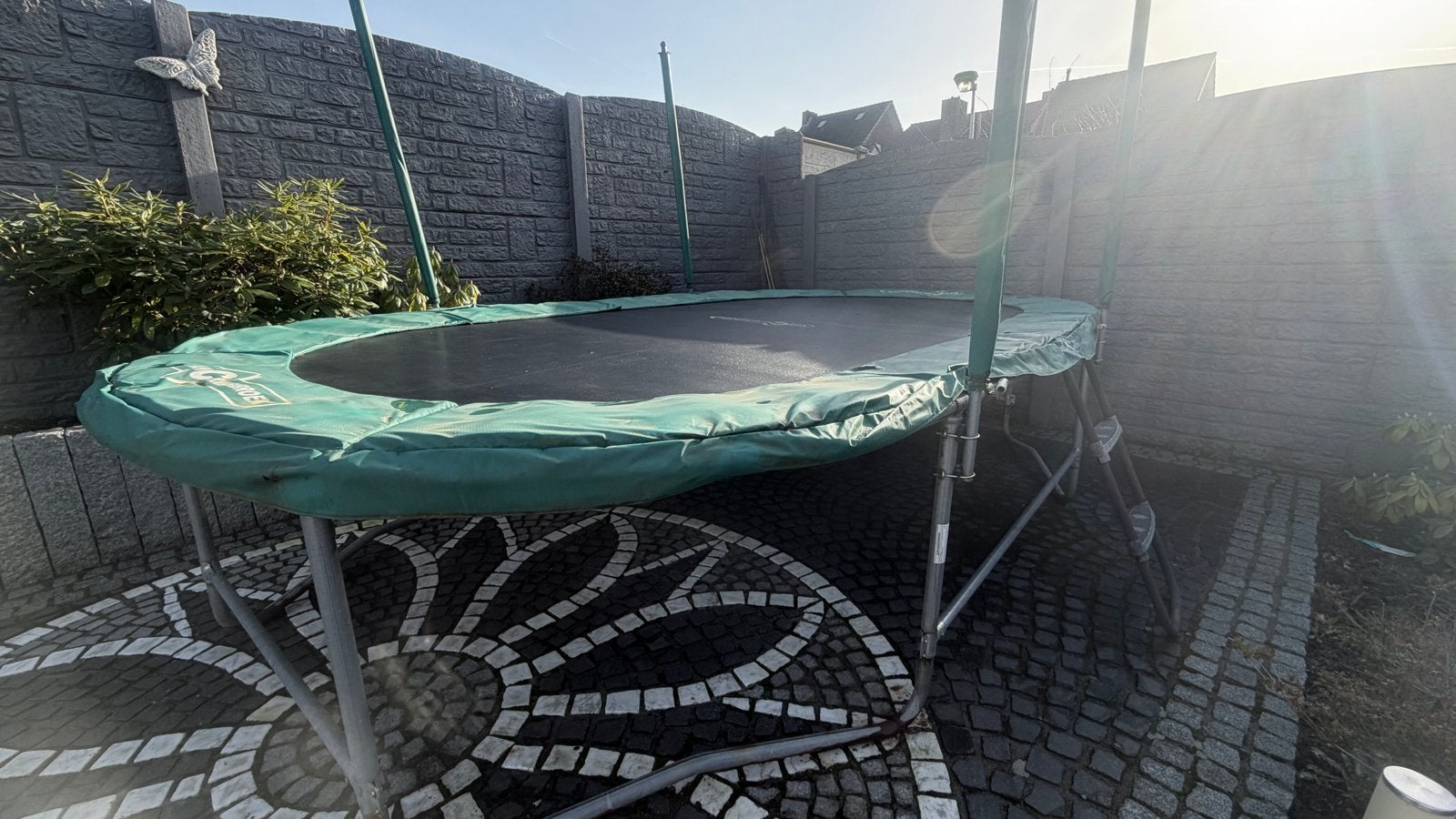 Trampoline van Cranenbroek ovaal, Ophalen, Gebruikt