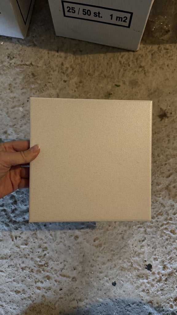 Badkamer vloertegels mat, Doe-het-zelf en Verbouw, Ophalen, Keramiek, Nieuw, 20 tot 40 cm