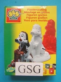Gips figuren gieten en schilderen honden nr. 01333-01, Ophalen, Nieuw