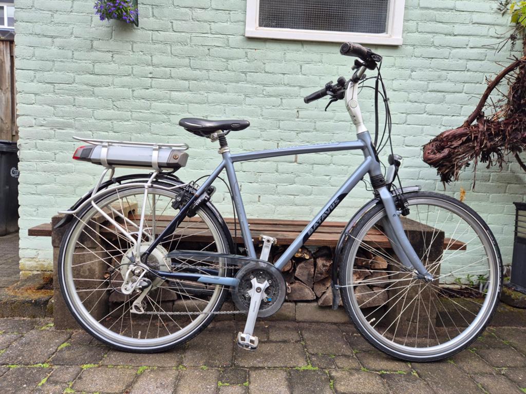Nette ebike heren Batavus Mont Blanc Easy, nieuwe banden, Fietsen en Brommers, Elektrische fietsen, 51 tot 55 cm, Ophalen of Verzenden