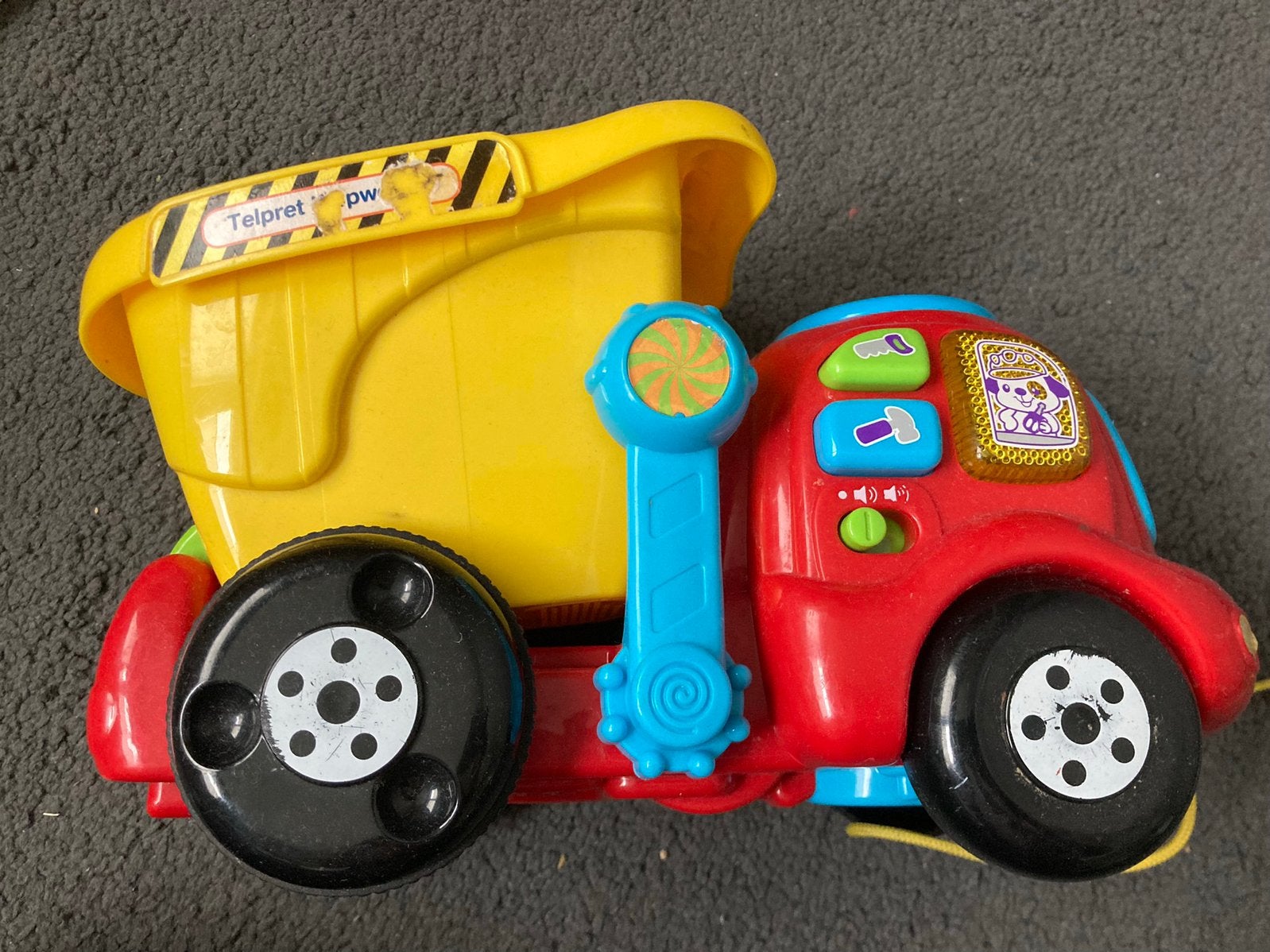 Vtech telpret kiepwagen, Ophalen of Verzenden, Gebruikt, 6 maanden tot 2 jaar