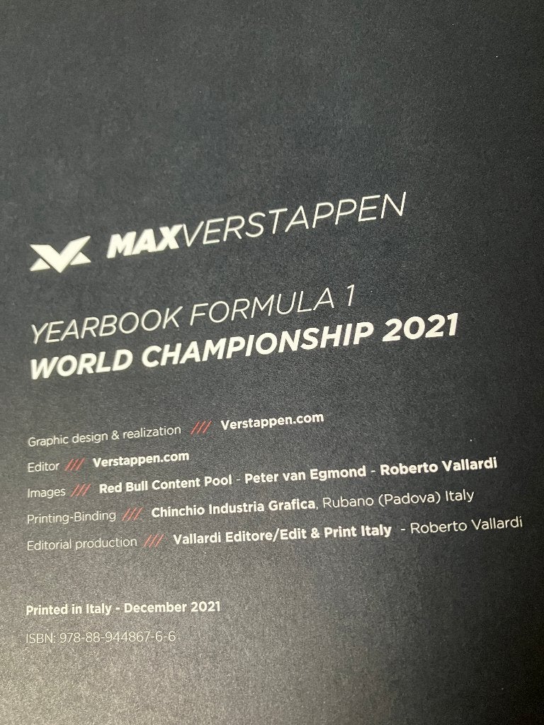 ✅ Max Verstappen 2021 Jaarboek Fanshop Red Bull Racing RB16B, Ophalen of Verzenden, Nieuw, Formule 1