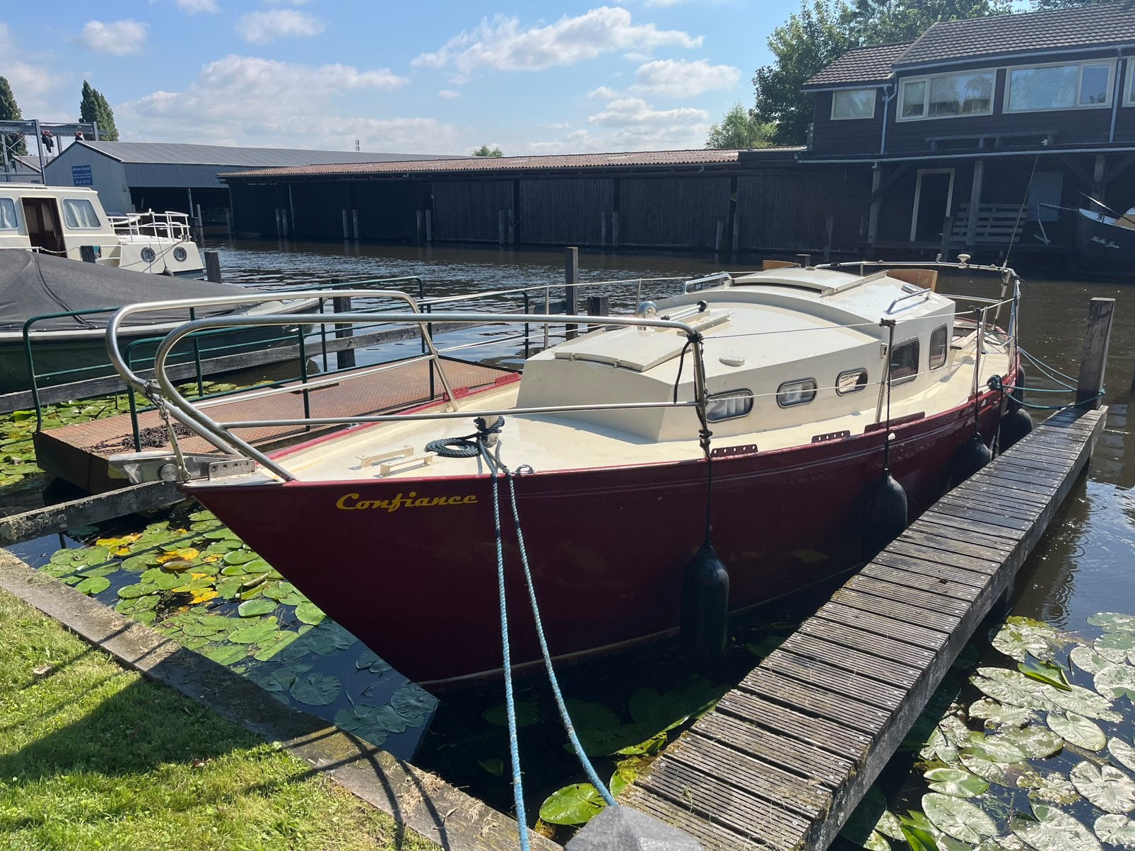 Stalen boot met diesel motor plus kano, Watersport en Boten, Ophalen of Verzenden, Diesel