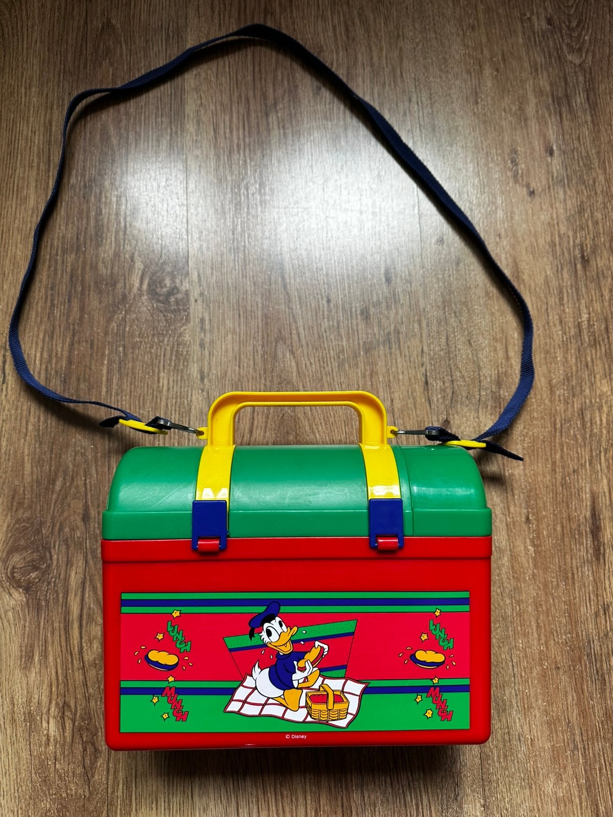 DONALD DUCK DISNEY broodtrommel lunchbox zgan, Ophalen of Verzenden, Donald Duck, Zo goed als nieuw, Overige typen